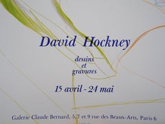 Elegant Man Reading (J de Bascher Portrait)  - Original Vintage Poster (1975)