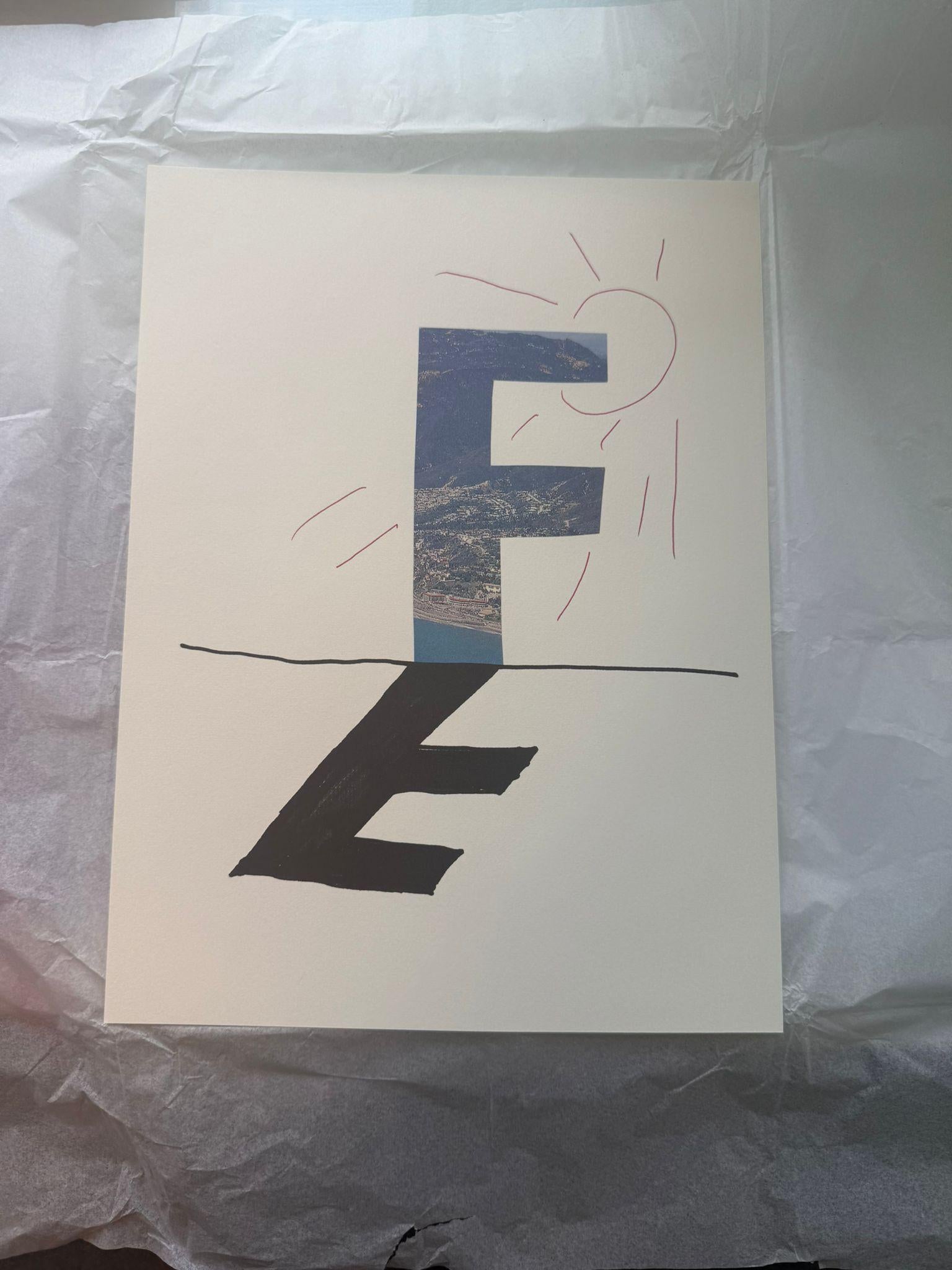 'F' From 'Hockney's Alphabet' By David Hockney For Sale 5