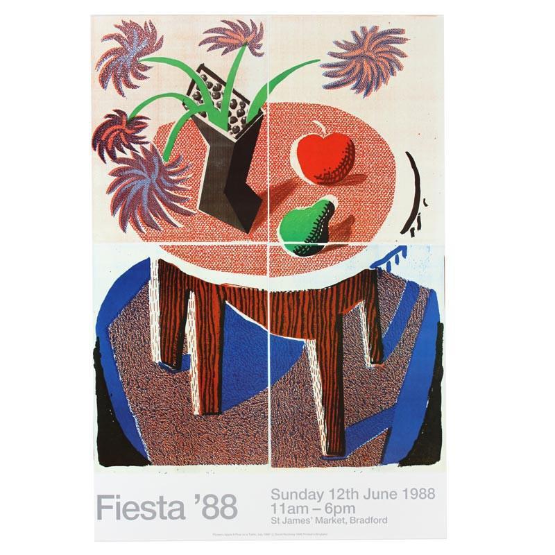 David Hockney Interior Print - Fiesta 88 (Bradford Festival)