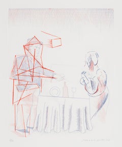 Figure with Still Life (from The Blue Guitar Portfolio)