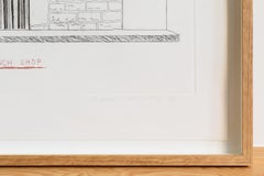 French Shop -- Acquaforte, Architettura Stampa di David Hockney