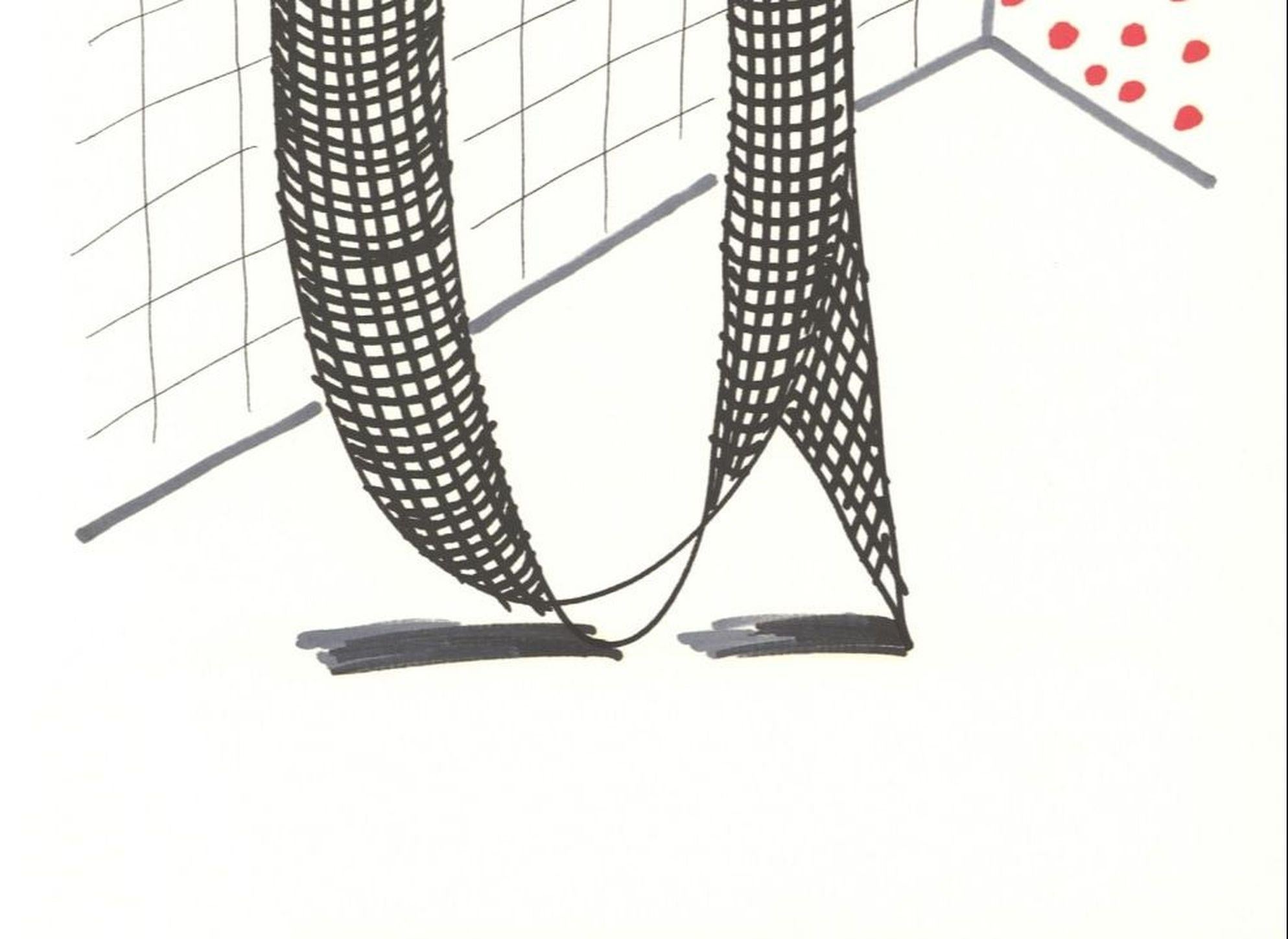 'G' From 'Hockney's Alphabet' By David Hockney For Sale 3