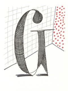'G' From 'Hockney's Alphabet' By David Hockney