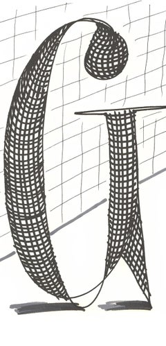 David Hockney, Letter G, from Hockney's Alphabet, 1991