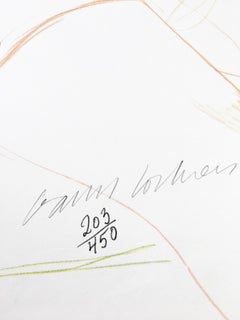 Galerie Claude Bernard (Jacques de Bascher deBeaumarchais) signed vintage poster