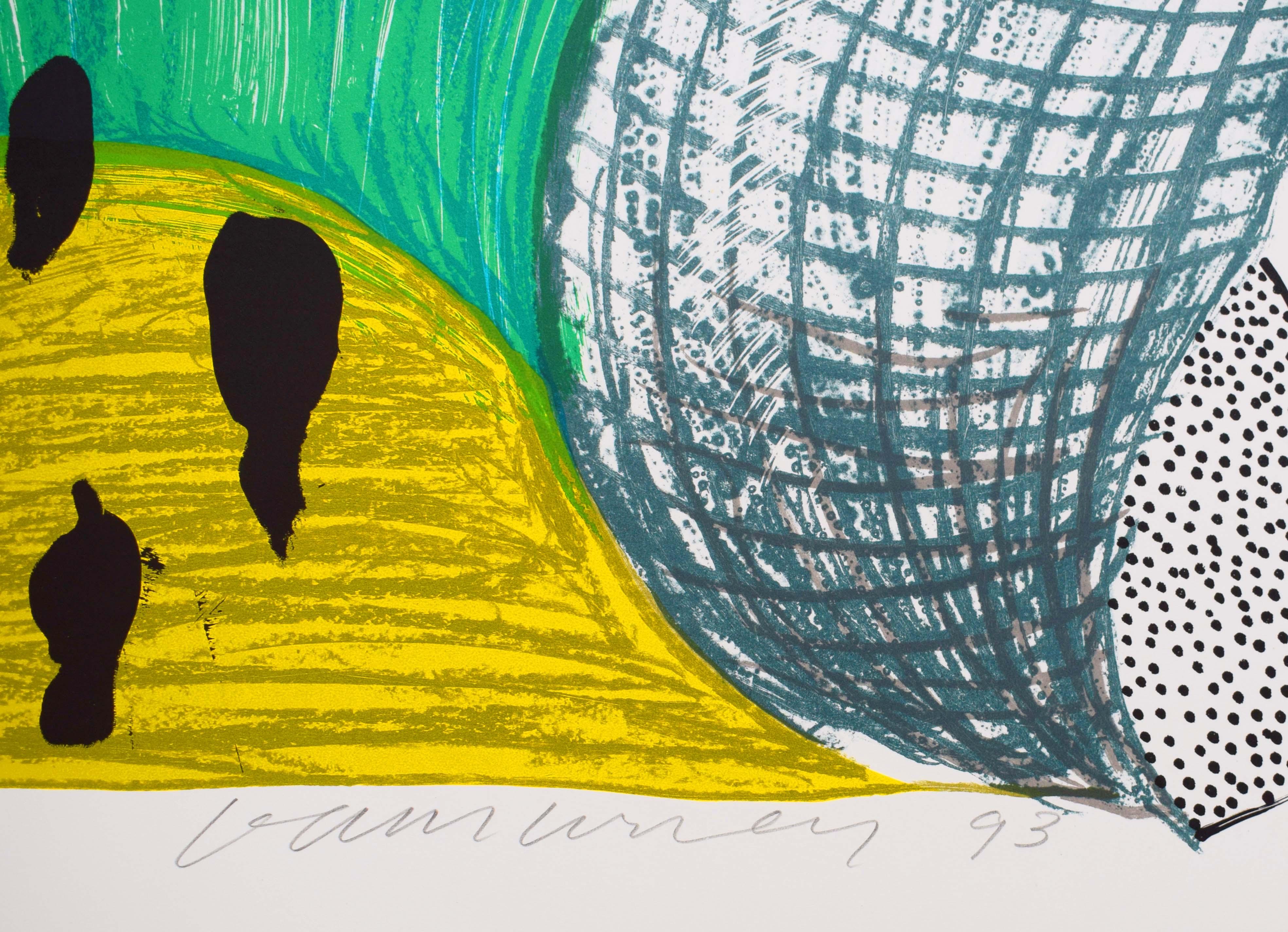 Gorge d'Incre, de : Quelques autres nouveaux tirages -  Paysage contemporain britannique - Contemporain Print par David Hockney