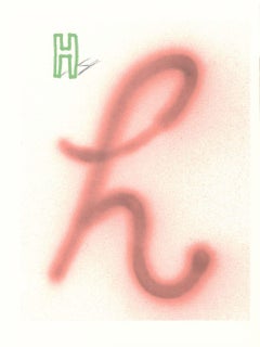 'H' From 'Hockney's Alphabet' By David Hockney