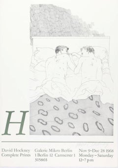 « Deux garçons âgés de 23 ou 24 ans », signé à la main, Galerie Mikro Berlin