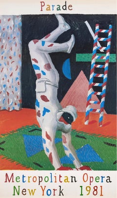 Vintage Harlequin from Parade for the Metropolitan Opera New York