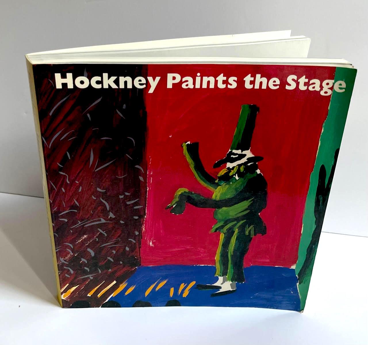 Hockney peint le plateau (signé à la main et inscrit d'un pochoir de drapeau français) en vente 1