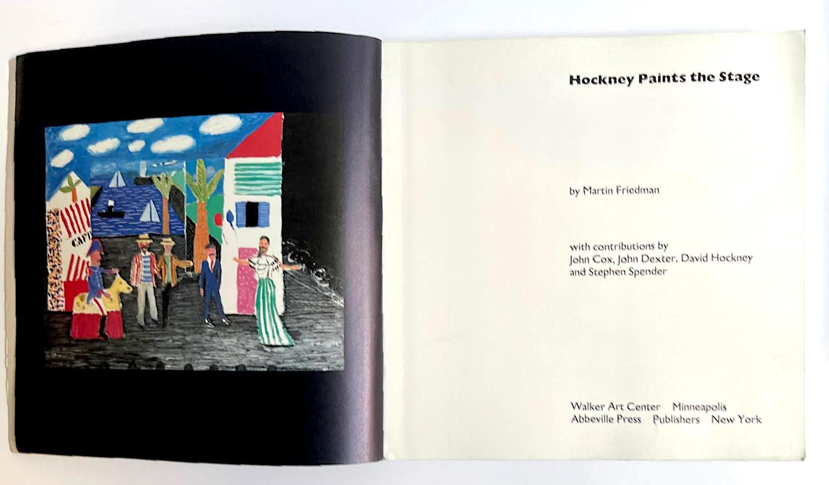 Hockney Paints the Stage (Hand signed and inscribed with French flag drawing) For Sale 5