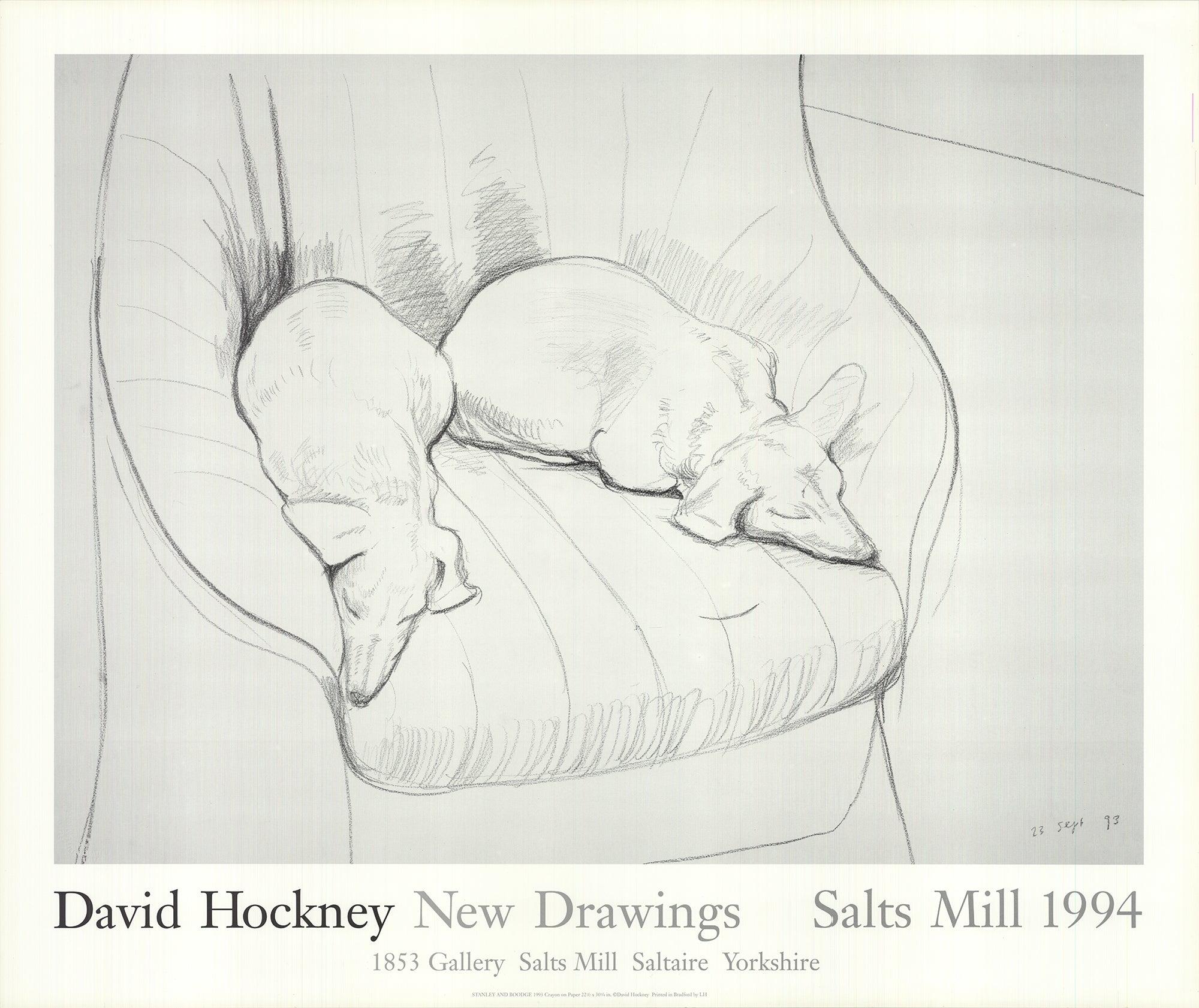 Hockney Stanley und Boodge Pop Art Vintage By