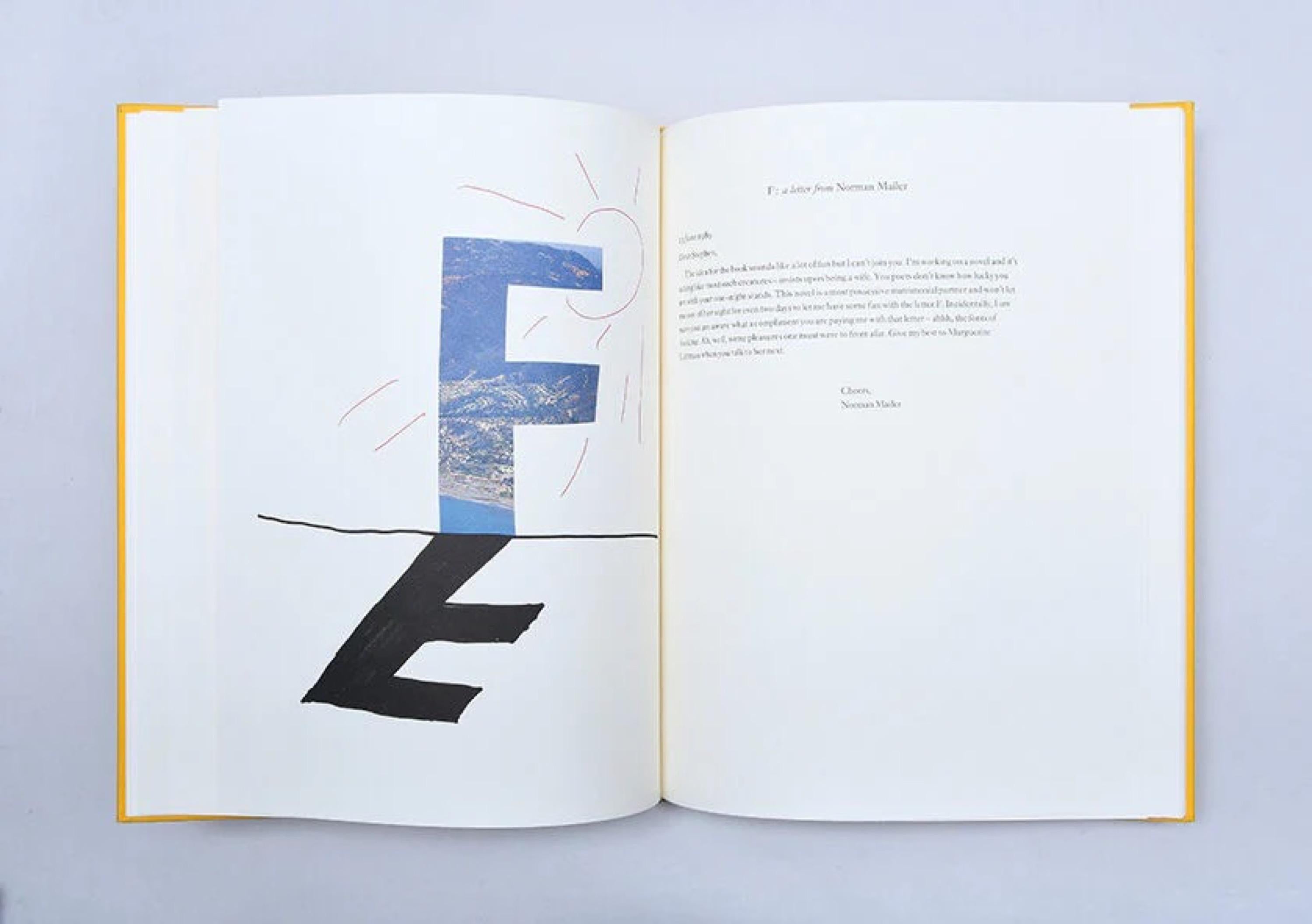 Alfabeto de Hockney, firmado a mano por Hockney en venta 1