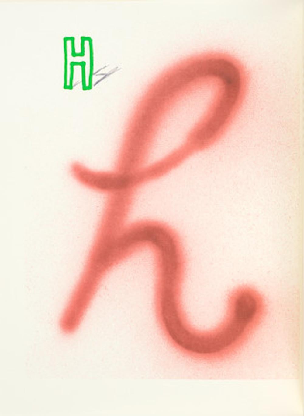 Hockney's Alphabet, Portfolio mit 26 Lithografien, signiert von Hockney und 23 Schriftstellern im Angebot 10