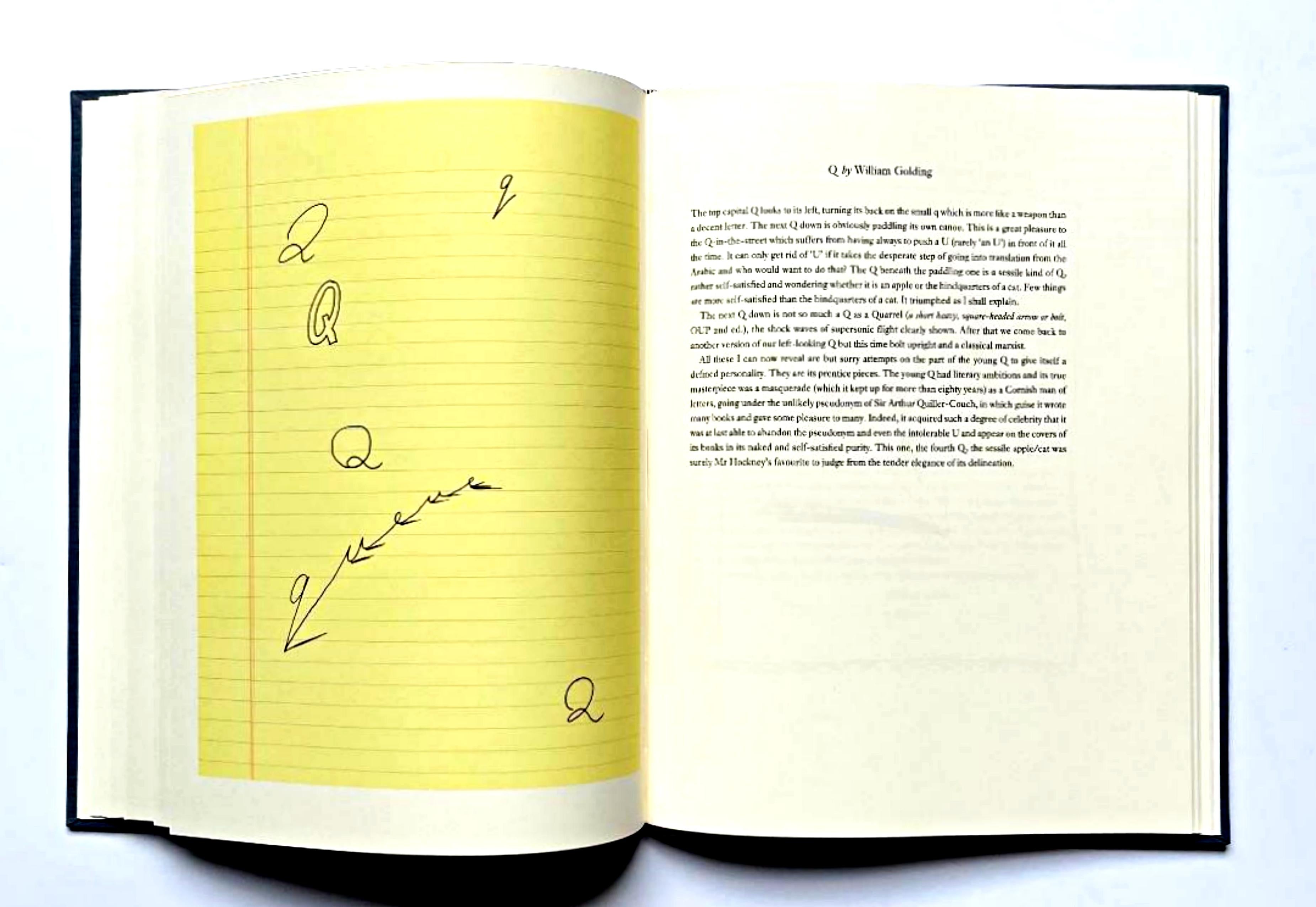 Hockney's Alphabet, portfolio of 26 lithographs signed by Hockney and 23 writers For Sale 14