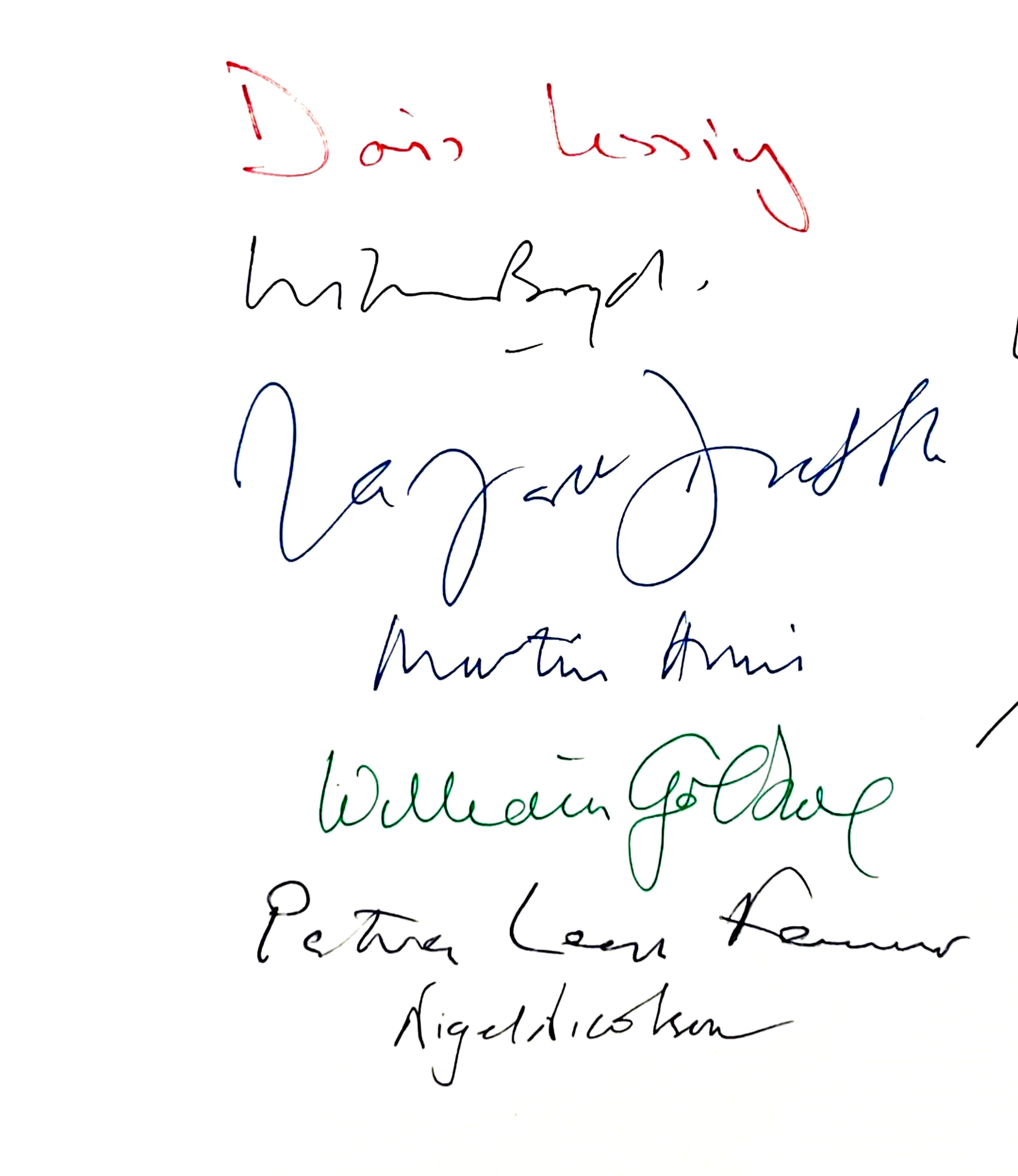 Hockney's Alphabet, Portfolio mit 26 Lithografien, signiert von Hockney und 23 Schriftstellern im Angebot 2