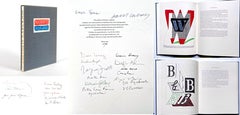 Hockney's Alphabet, portfolio of 26 lithographs signed by Hockney + 23 writers
