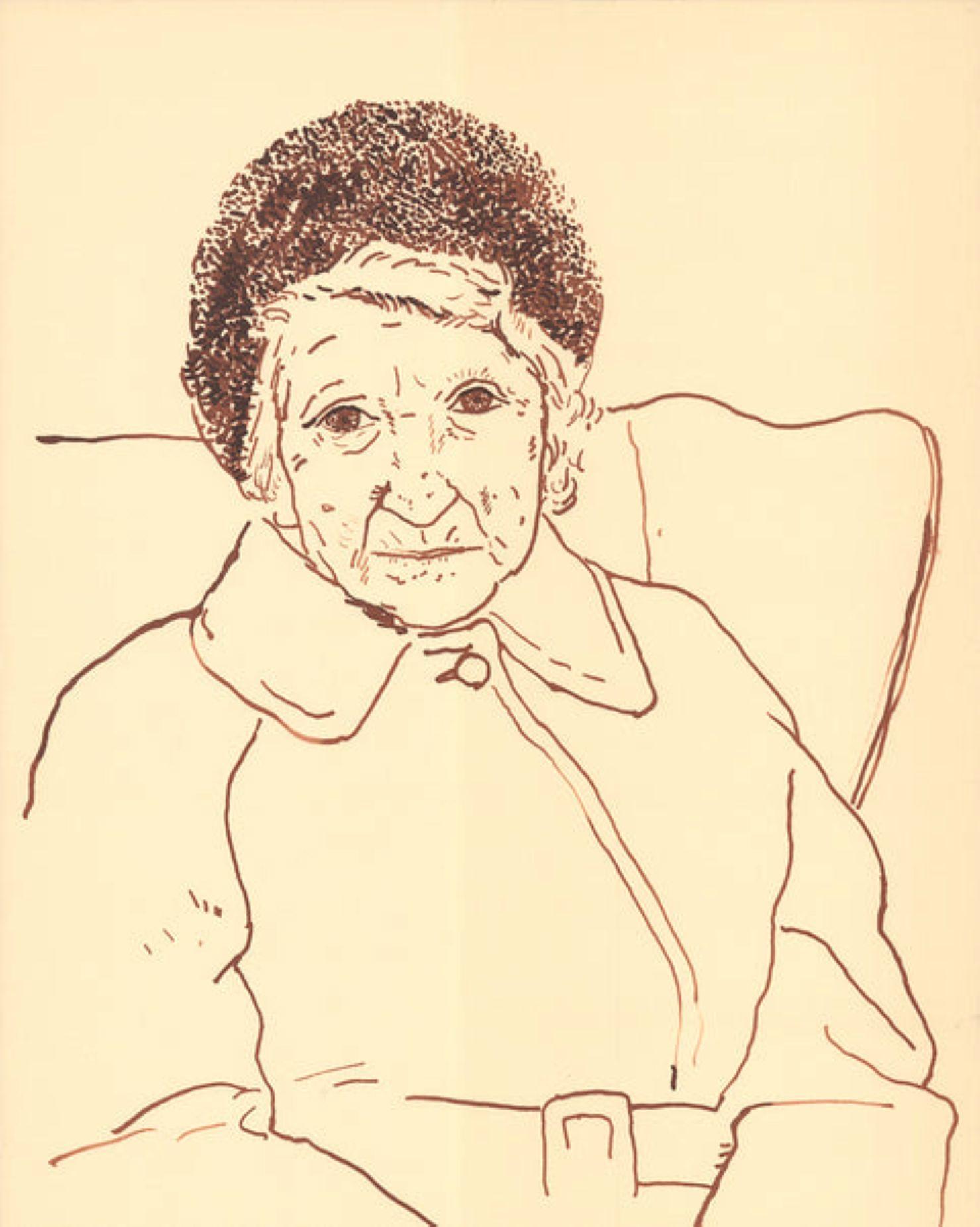 Hockney's Progress, Artist's Mother By David Hockney For Sale 2