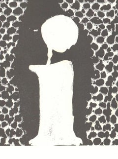 I", Alphabet de Hockney, David Hockney et Stephens, lithographie, 1991.