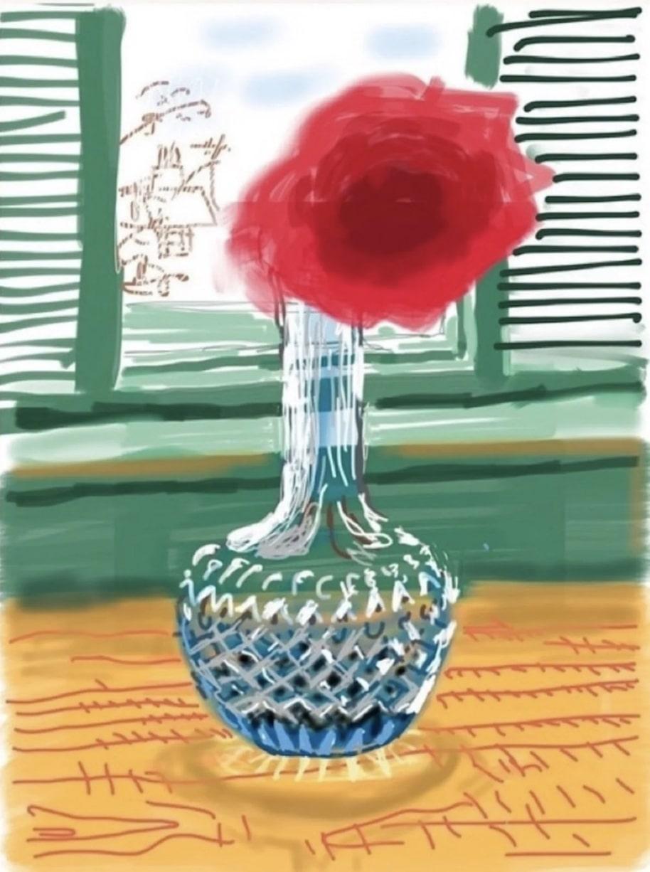 What is David Hockney's art style?
