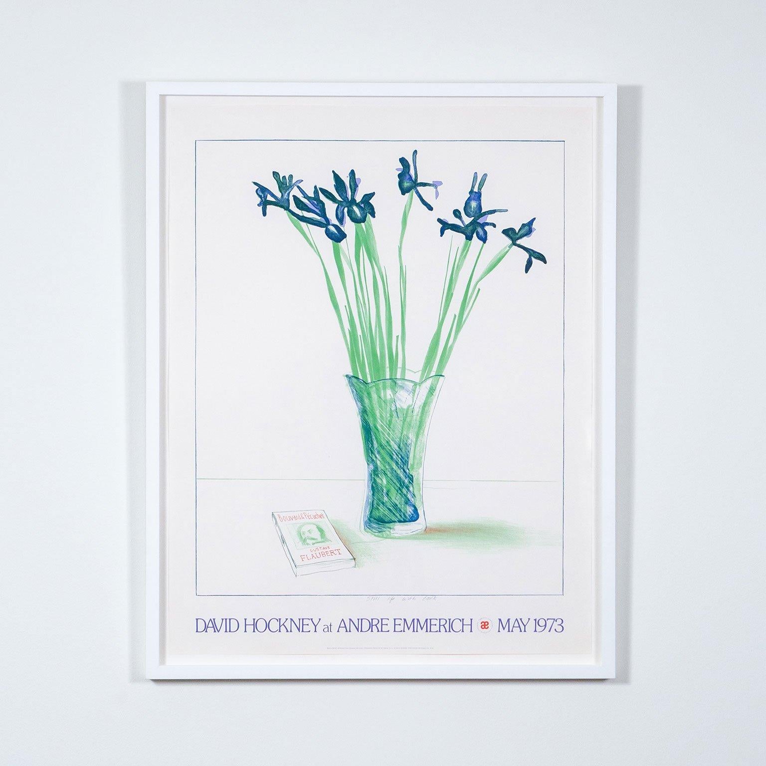 Irises - Print by David Hockney