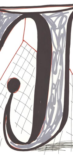 David Hockney, Letter J, from Hockney's Alphabet, 1991