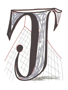 J, Hockney's Alphabet, David Hockney