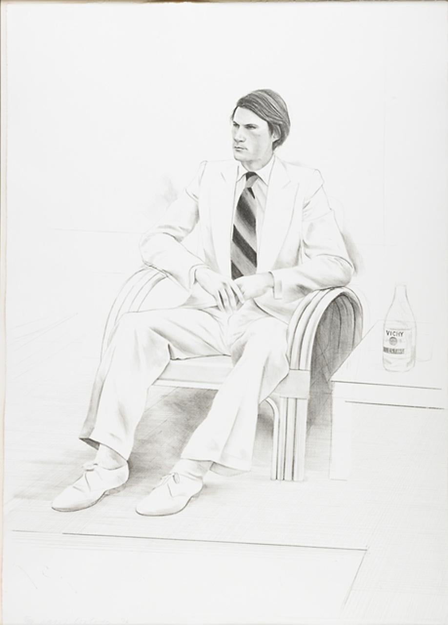 David Hockney Portrait Print - JOE MCDONALD