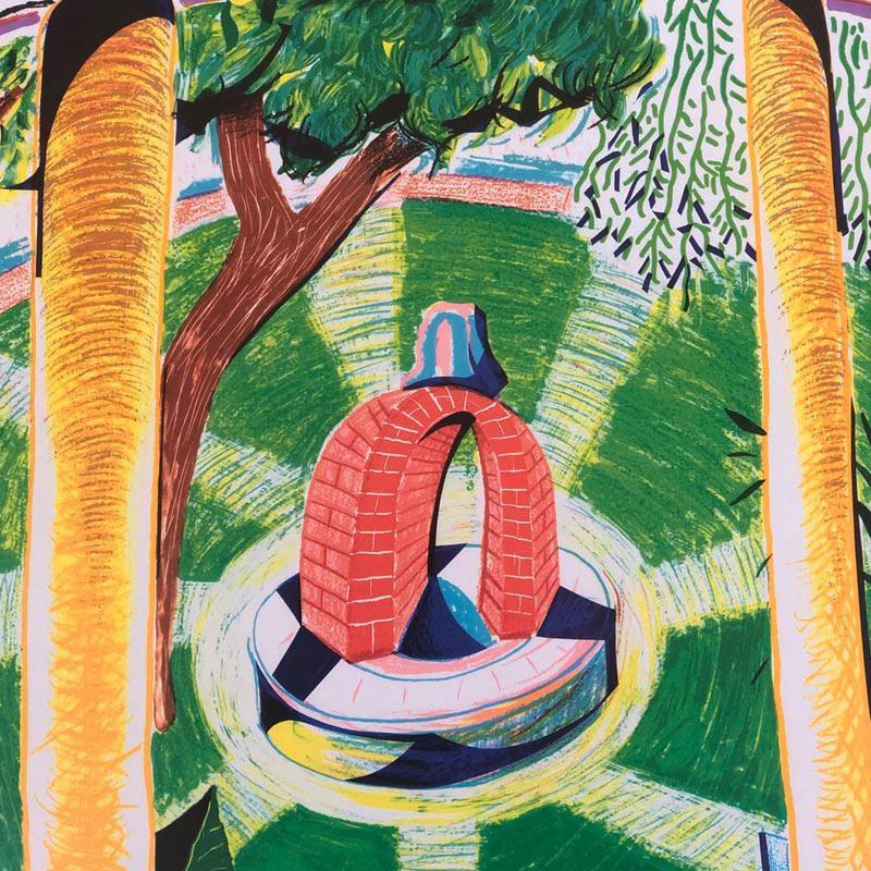 Affiche d'exposition de la Kunsthalle Helsinki - Contemporain Print par David Hockney