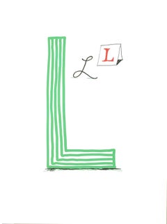 L, Hockney's Alphabet, David Hockney
