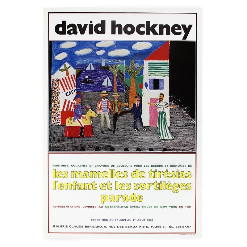 david hockney exhibition poster