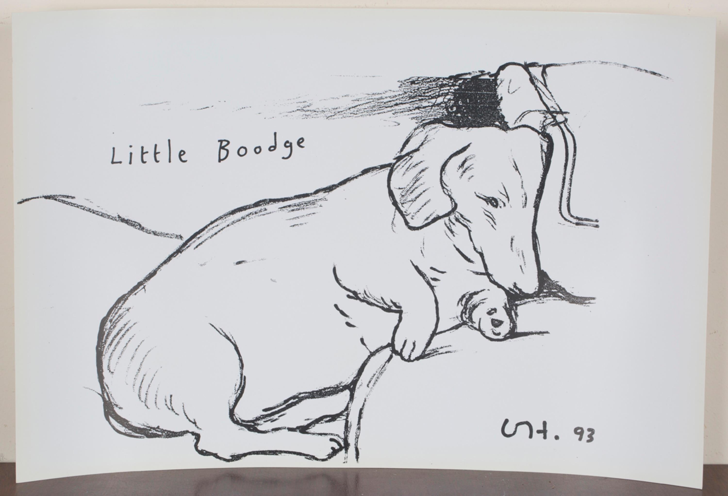David Hockney Animal Print - Little Boodge