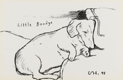 Little Boodge – Druck:: Lithographie:: Tier:: Poster von David Hockney