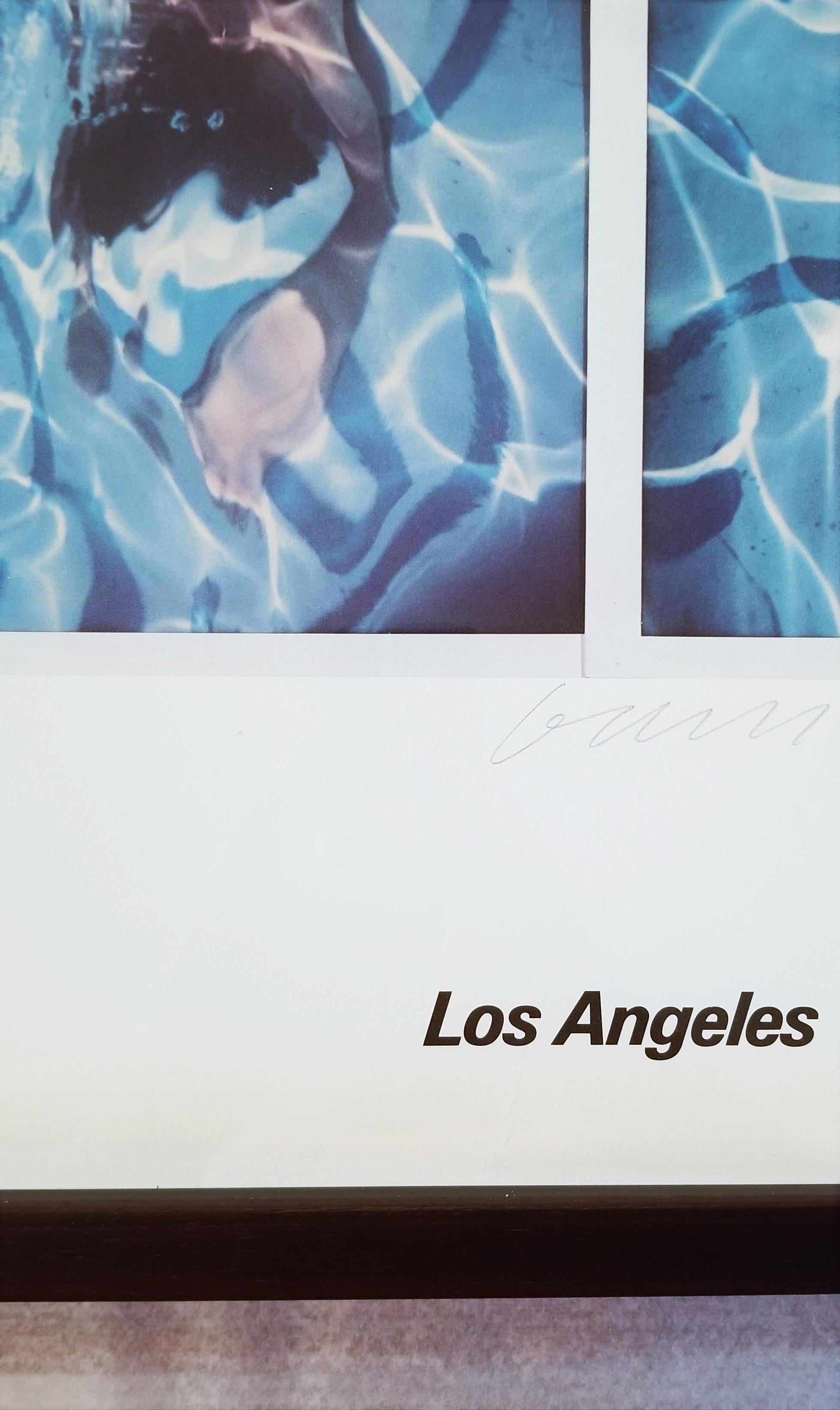 Los Angeles 1984 Olympic Games (Polaroids of Swimmer) Poster (Signed) 2