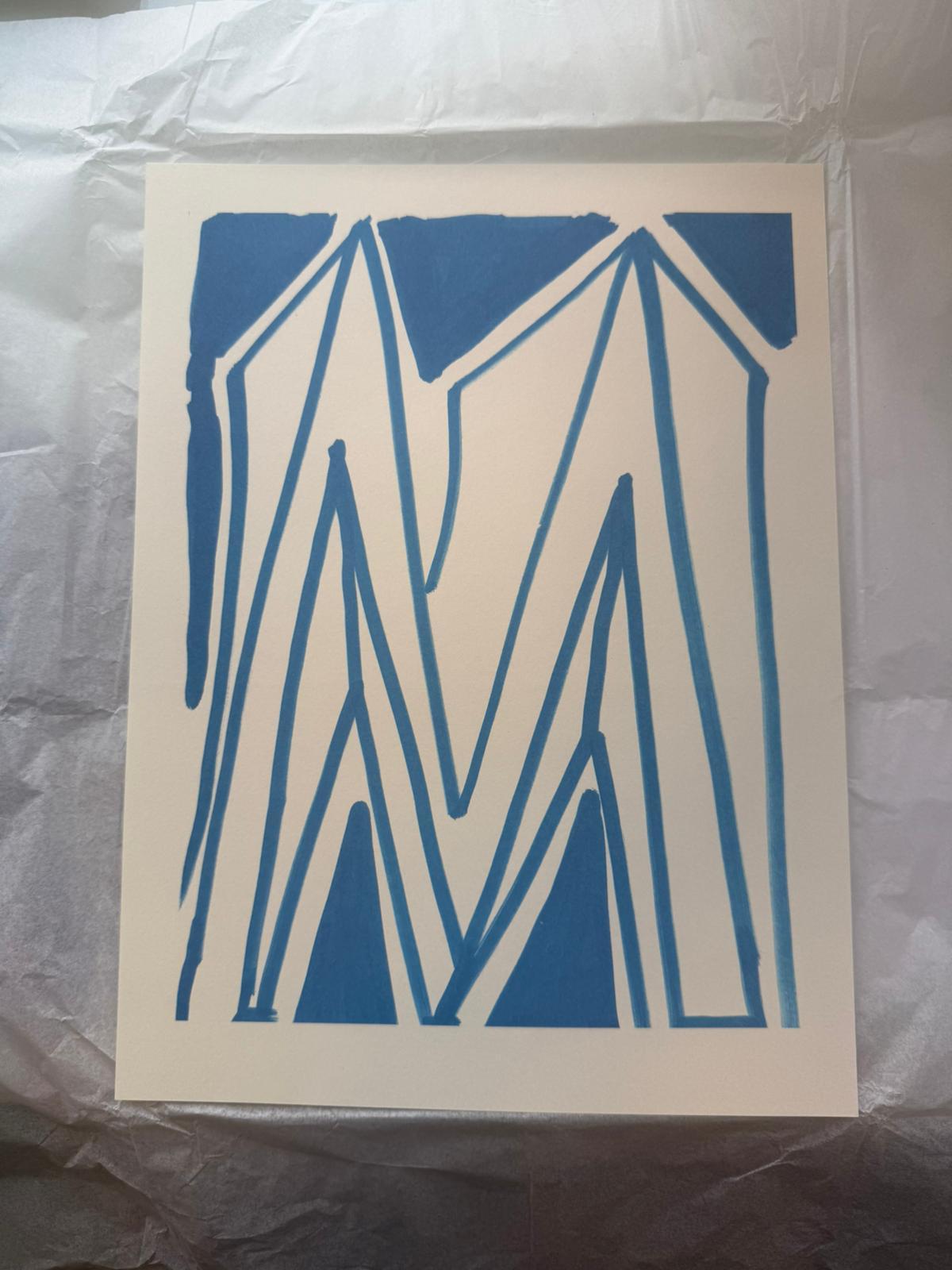'M' From 'Hockney's Alphabet' By David Hockney For Sale 4