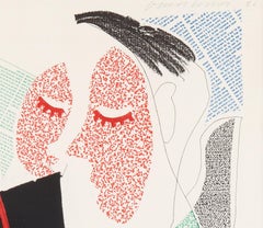 Hombre leyendo a Stendhal, julio de 1986