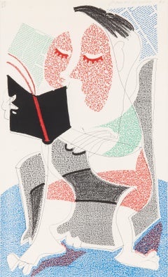 Hombre leyendo a Stendhal, julio de 1986