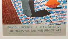 Metropolitan Museum of Art Poster (Hand signed by David Hockney)