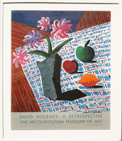 Póster del Museo Metropolitano de Arte (Firmado a mano por David Hockney)