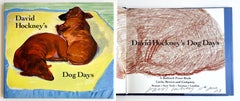 Monograph: David Hockney's Dog Days (hand signed and dated by David Hockney)
