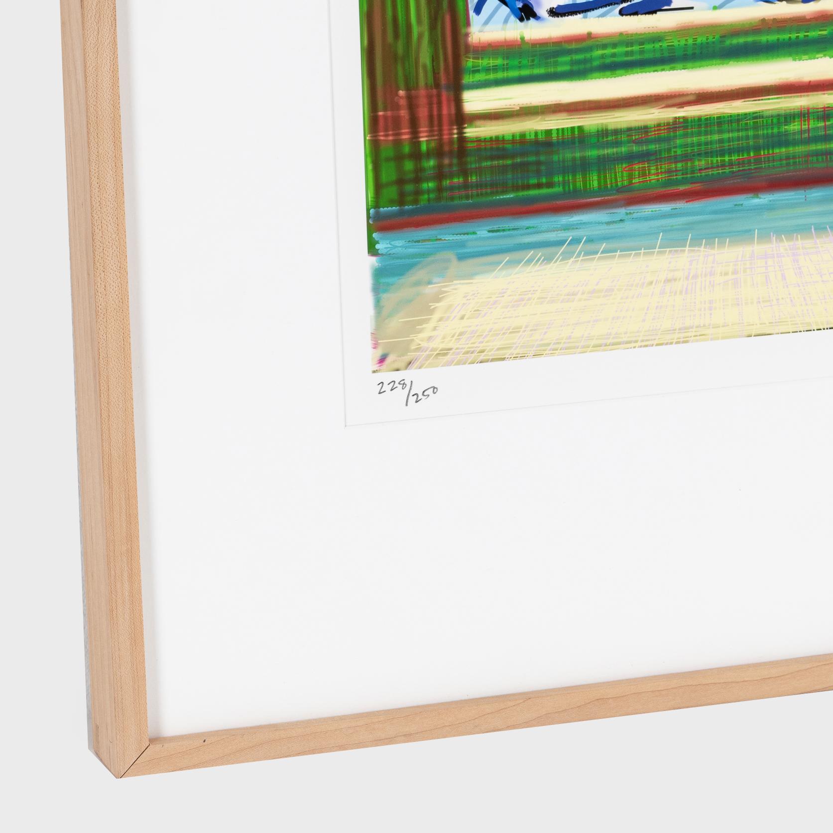 My Window. Art Edition (No. 501–750), iPad drawing ‘No. 610', 23rd December 2010 - Print by David Hockney
