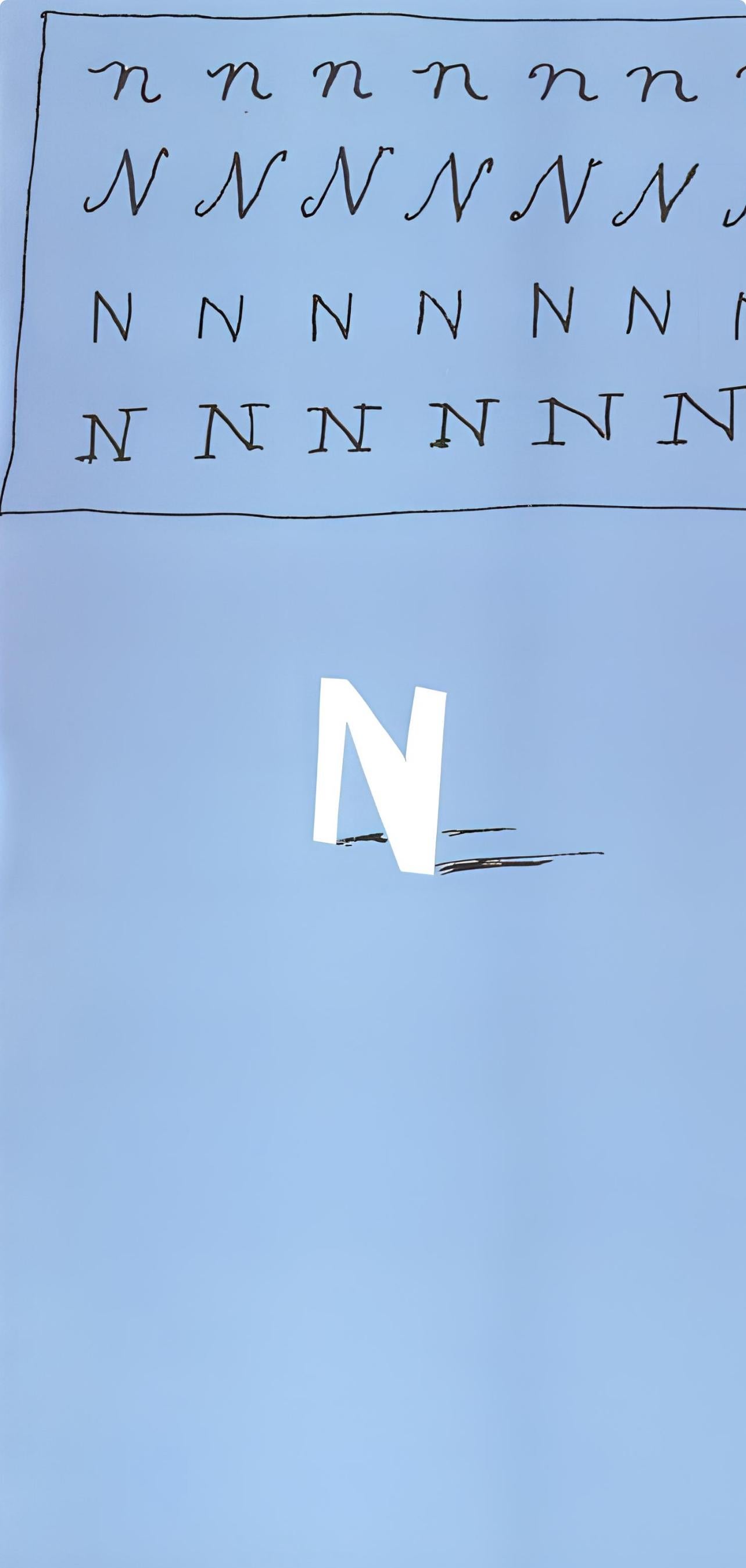 N, Hockney's Alphabet, David Hockney For Sale 1