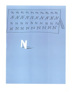 N, Hockney's Alphabet, David Hockney