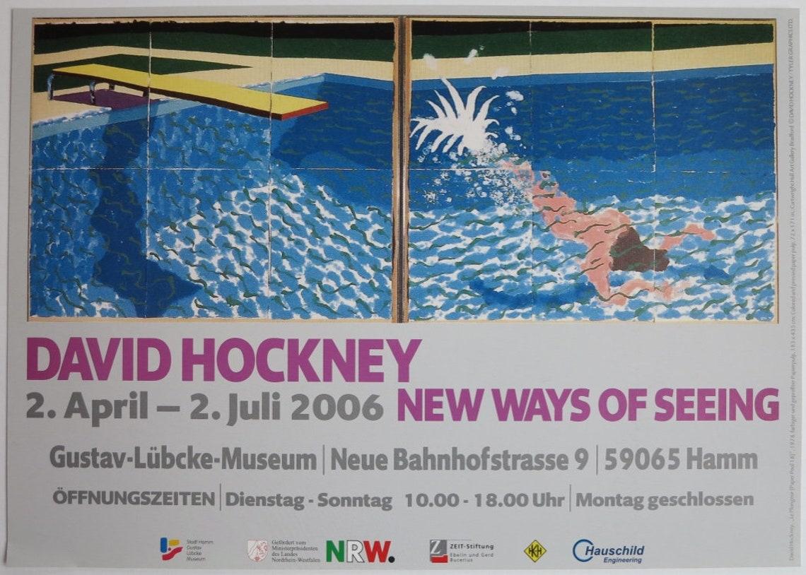 Nuevas formas de ver (Le Plongeur / Piscina de papel) Cartel de la exposición