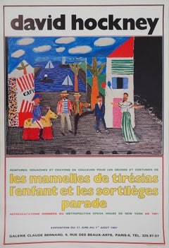New York Metropolitan Opera House : Tirésias - Original Retro Poster (1981)