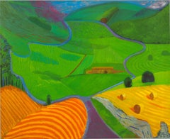 Impresión offset de North Yorkshire de David Hockney, Arte pop, 1997, Sin enmarcar