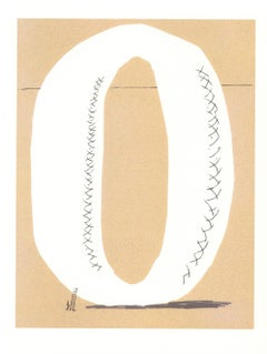 'O' From 'Hockney's Alphabet' By David Hockney