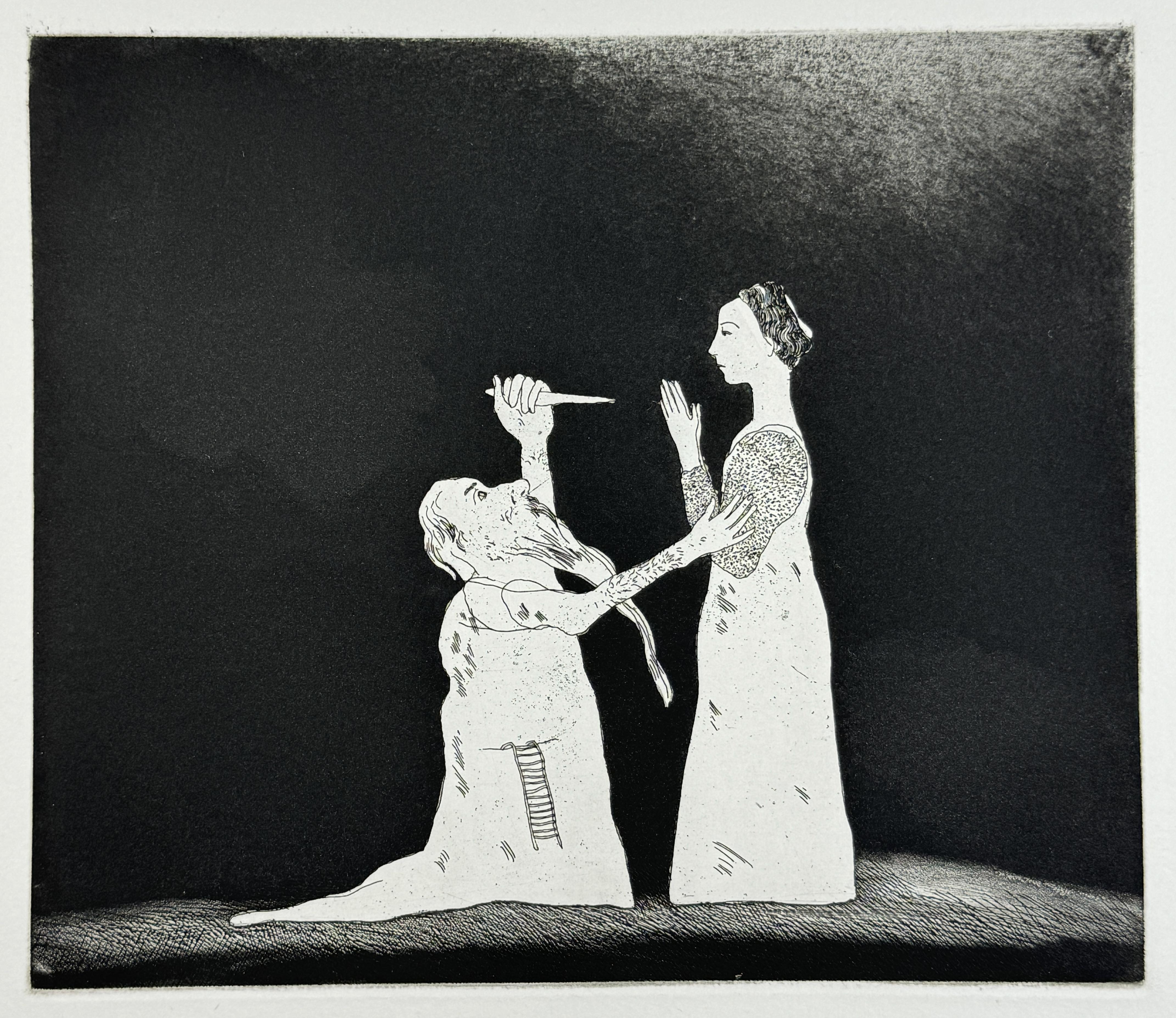 Old Rinkrank bedroht die Prinzessin von David Hockney Brothers Grimm Märchen im Angebot 1