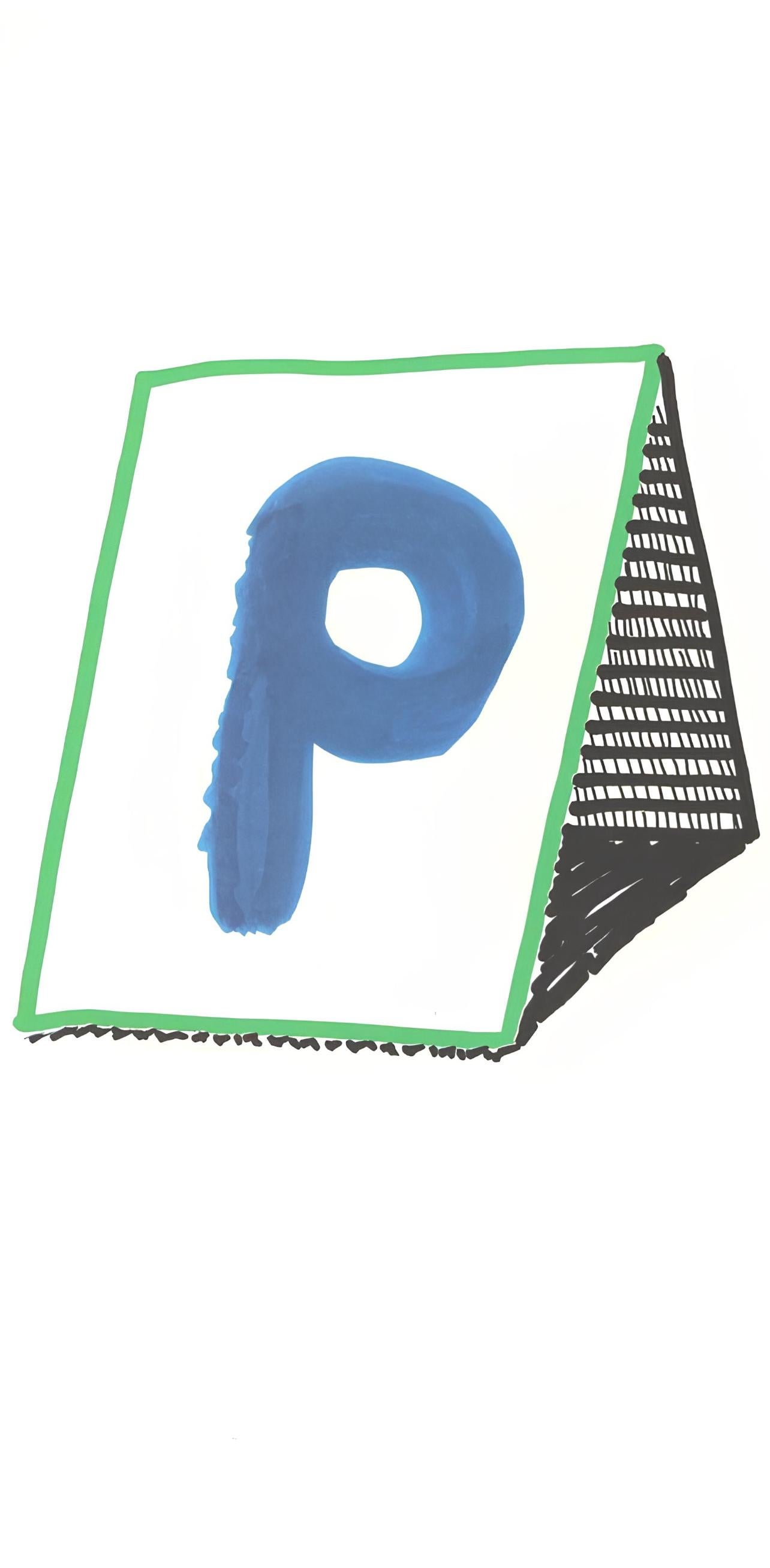 P, Hockney's Alphabet, David Hockney For Sale 1