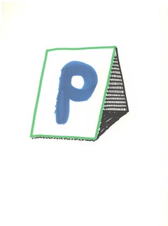 P, Hockney's Alphabet, David Hockney